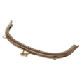 thumbnail image 2 of Bolso de mano tipo clutch cosido con marco y asa - Color bronce, 2 of 9