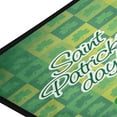 thumbnail image 2 of Dreamtimes St.Patrick's Day Kitchen Rug 39"x20", Sst. Patrick's Day Gold Coins and Hat Non Slip Washable Cushioned Carpets Polyester AntiFatigue Comfort Porch Floor Mat for Washroom Bedroom, 2 of 7