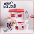 thumbnail image 4 of Nostalgia Coca-Cola Machine à Glace Pilée en Forme de Cône de Neige - Machine à Slush Rétro Coke de Table Prépare 20 Friandises Glacées - Comprend 2 Gobelets en Plastique Réutilisables et de la Glace, 4 of 6