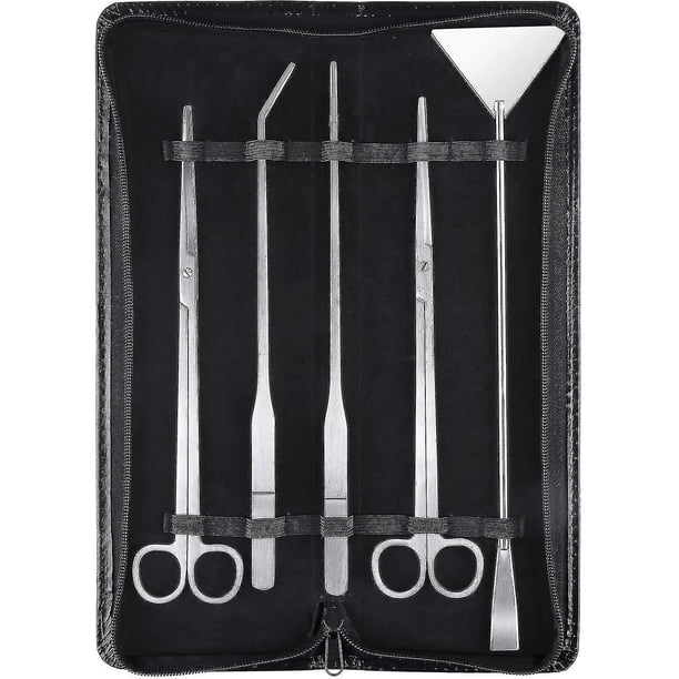 Aquarium Aquascaping Kit 5 In 1 Inox Aquarium Tank Aquatic Plant Tools Sets Pliers Scissor