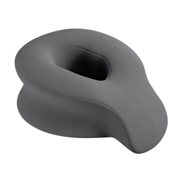 Almohada de spa para la cara cubierta extraíble soporte para el cuello deslizante almohada de almohada de almohada de almohada para almohada de Gris oscuro