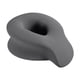 thumbnail image 1 of Almohada ergonómica para boca abajo con funda lavable, almohada de masaje SPA para viajes en avión Gris oscuro, 1 of 9