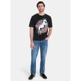 thumbnail image 2 of Willie Nelson Men's & Big Men's Heavyweight Boxy Fit Washed Cotton Graphic Tee, Sizes XS-5XL, 2 of 5
