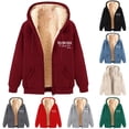 thumbnail image 1 of Sentmoon Vestes pour Femmes Grande Taille en Molleton avec Imprimé Sweat à Capuche Manches Longues Automne et Hiver Extensible et Flexible pour Randonnée et Escalade Gris TG, 1 of 3