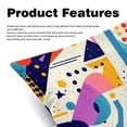 thumbnail image 2 of Geometric Cube Velvet Throw Pillow Covers Set of 2 with Unique Patterns for Bed and Sofa, Available in 16x16, 18x18, and 20x20 Inches for Various Occasions, 2 of 6