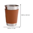 thumbnail image 4 of KAKOWELY 2 jarras de cerveza de acero inoxidable, tazas de agua sencillas, vajilla de metal, 4 of 4