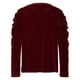 thumbnail image 5 of Karight Womens Puff Long Sleeve Shirts Crewneck Spring Fall Tops Basic Dressy Casual Blouses Trendy Outfits, 5 of 5