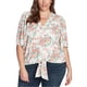 thumbnail image 1 of Blusa tipo suéter 1.STATE para mujer blanquecino 3X Ikat Bouquet, 1 of 1