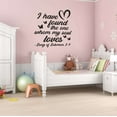 thumbnail image 2 of Family The One Whom My Soul Loves Uplifting Quote Wall Decal Decoration Song of Solomon 3:4 I Have Found The One Cute Little Butterflies Lasts Years and Easily Removable - Size: 9 In(W) x 10 In(H), 2 of 5