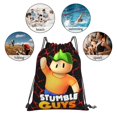 thumbnail image 5 of Stumble Guys Pattern Drawstring Bags Backpack Bag Cute Colorful Drawn Prints Drawing Sport Gym Sack Drawstring Bag String Bag Yoga Bag for Men Women Boys Girls, 5 of 5