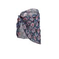 thumbnail image 1 of Sonducket Sarong Coverups Traje de baño Wrap Traje de baño Protección solar Ropa de gasa con corbata abierta ajustable Traje de baño Traje de baño flor azul, 1 of 6