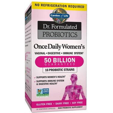 Garden of Life Dr. Formulated Once Daily Women’s Shelf Stable Probiotics 16 Strains (2 Day Delivery)