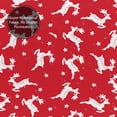 thumbnail image 5 of Shower Curtain, Minimalist Cute Deer Red White Waterproof Fabric Plastic Shower Curtain, Drying Fast Bathroom Curtain with 9 Buttonholes, Ruffle Shower Curtain 60x72in, 5 of 8
