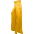 thumbnail image 2 of Ladies Attain Wicking 1/4 Zip Pullover L Gold, 2 of 5