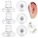thumbnail image 5 of Guardurnaity Lote de 100 elevadores de pendientes de silicona de repuesto para orejas caídas. Ropa, zapatos y accesorios Miscelánea A, 5 of 6