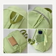 thumbnail image 5 of HJYCHN Boys Backpack Solid Color Woven Tassel Charm Small Daypack Lightweight Back to School Supplies for Kids Backpack for Girls Yellow, 5 of 7