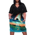 thumbnail image 1 of El Purrfect Alien - vestido de fiesta con bolsillo para mujeres elegantes ropa promocional elegante vestidos de noche para fiestas, 1 of 7