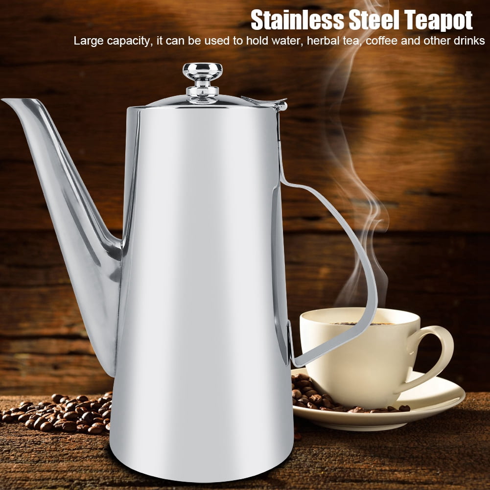 Heaveant Teapot, 2L Large Capacity Coffee Pot Thickened Stainless