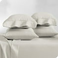 thumbnail image 1 of Bare Home Premium 1800 Ultra-Soft Double Brushed Microfiber Pillowcase Bulk Pack, King, 4 Pack, Ivory, 1 of 5