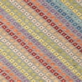 thumbnail image 1 of Ahgly Company Machine Washable Indoor Square Contemporary Orange Salmon Pink Area Rugs, 3' Square, 1 of 7