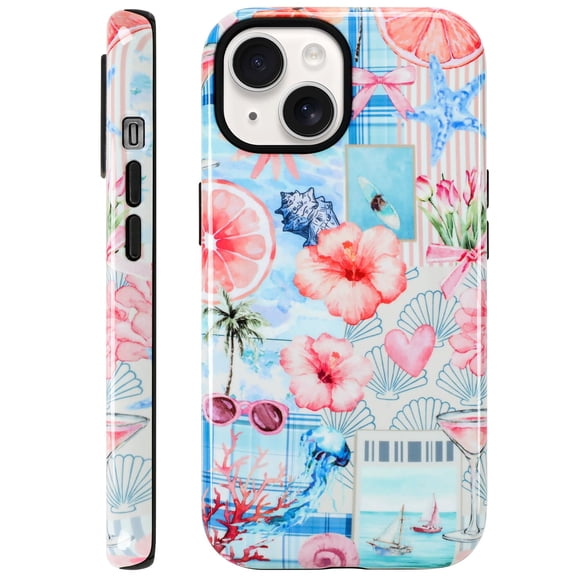 Funda magnética KANGHAR para iPhone 13 de 2 capas a prueba de golpes