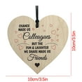 thumbnail image 3 of VALSEEL Christmas Ornaments Clearance Sale Wooden Commemorative Love Wooden Sign Pendant, 3 of 3