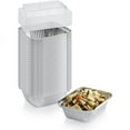 thumbnail image 2 of VEZEE 2.25 lbs Disposable Aluminum Oblong Foil Pan 250 Pcs With Dome Lids, 2 of 5