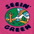 thumbnail image 3 of Instant Message - Earth Day - Seein' Green - Toddler & Youth Girls Short Sleeve Graphic T-Shirt, 3 of 6