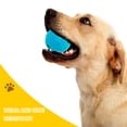 thumbnail image 3 of Pelotas dispensadoras de premios para perros, juguetes de rompecabezas de caucho natural para perros, pelotas resistentes de premios para perros (azul), 3 of 6