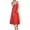 Red, variant on qolati Satin Nightgown for Women Soft Silk Nightdress Spaghetti Strap Negligee Chemise Slip Sleepwear