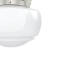 thumbnail image 3 of Hunter - Saddle Creek 1-light Brushed Nickel, Medium Size Sconce Light, Dimmable, Schoolhouse Style, for Bedrooms, Kitchens, Dining, Living Rooms - 19139, 3 of 6