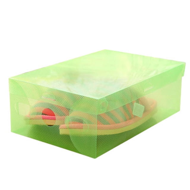 Less Than 5 Home Textile Storage Multifunctional Color Plastic Storaget Box, Clear Foldable Shoe Storage Boxes