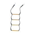 thumbnail image 2 of Colaxi Boat Rope Ladder Outdoor Ladder Reinforced with Hooks High Strength Climbing Rope Ladder Heavy Duty for Sailboat Pontoon Boat 4 Step, 2 of 8