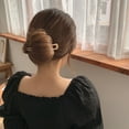 thumbnail image 4 of Fashion Candy Color Hair Sticks for Women Shell Hair Clip Pins Minimalist Elegant U Shape Girls Hairpins Hair Bun Maker Headwear, 4 of 10