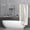 U Shaped Silver, variant on Curved Shower Curtain Rod for Bathroom, 2-in-1 U and L Shaped Shower Rod, 304 Stainless Steel Rustproof Bathtub Pole, Adjustable Corner Curtain Rail with 24 Hooks, Silver