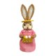 thumbnail image 4 of Estatuilla de conejo de Pascua de paja de pie, estatua de , escultura de Animal para mesa, fiesta, decoración del hogar, regalos de vacaciones niña sombrero Macarena Conejo de Pascua de paja, 4 of 8