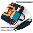 thumbnail image 2 of Lsque Sml Jeffy Pattern Laptop Bag – Portable & Slim Single-Shoulder Computer Case with Adjustable Strap, Protective, Lightweight for 13”/14”/15.6” Laptops, 2 of 8