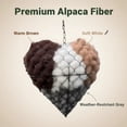 thumbnail image 3 of Handmade Fiber Bird Nesting Heart, Birds Nests Material Holder, Hummingbird Nest Boxes for Outside, Dual-Season Outdoor Bird Shelter for Garden, Yard & Bird Lovers Gift (1Set), 3 of 5