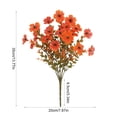thumbnail image 3 of Dongrere 2 Pcs Fall Artificial Wildflower Bundles, Fake Flower Stems, Autumn Floral Bouquets for Home Porch Thanksgiving Vase Decor, C, 3 of 6