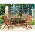thumbnail image 5 of Outdoor Interiors 212258 48 in. Eucalyptus Round Table, 5 of 5