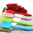 thumbnail image 3 of Silicone Spatulas, 10.6 inch Rubber Spoon Spatula Heat Resistant One Piece Design Seamless Non-Stick Spoonulas Flexible Scrapers Baking Mixing Tool (4 Pcs), 3 of 6