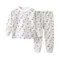 thumbnail image 3 of Asxite Toddler Fall Outfits Print Crewneck Top And Jogger Pants Casual Loose Breathable 2 Piece Set 2T, 3 of 7