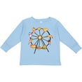thumbnail image 3 of Inktastic Ferris Wheel with Snacks Boys or Girls Long Sleeve Toddler T-Shirt, 3 of 5