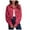 Fall 01Watermelon Red, variant on Corduroy Jacket Women, Ladies Cropped Cardigan Casual Slim Fit Long Sleeve Lapel with Pockets Button Down Blazers Solid Color Short Jackets Coats Fall