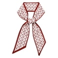 thumbnail image 4 of AJGRHE Womens Long Versatile Silk Scarf For Classic Elegant Neck Wrap Lightweight Fashion Daily Accessory Wine, 4 of 4