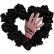 thumbnail image 1 of Halloween Decor Bloody Hand Garland Heart Faux Black Rose Creepy Horror Garland Bloody Horror For Wall Hanging Decoration, 1 of 5