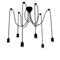 thumbnail image 1 of Luz colgante Lixada 6 brazos (cada uno con cable de 1,8 m) Antique Classic Ajustable DIY lámpara de techo araña luz E26 Retro lámpara colgante comedor dormitorio Hotel Lixada Luz colgante, 1 of 7