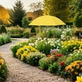 thumbnail image 6 of figatia Outdoor Plant Umbrella for Garden Beds Weather Resistant Multifunctional Canopy Stable Shade s Protection Umbrella yellow, 6 of 8
