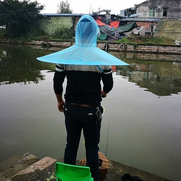 Outdoor Folding Umbrella Hat, Rainproof Sun Protection Headdress Sun Hat, Camping Parasol Hat, Fishing Equipment