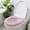 Pink, variant on Thickened Toilet Seat Cushion with Carrying Handle, Complete Coverage Winter Warm Household Toilet Seat Removable Cushion and Toilet Seat Cover